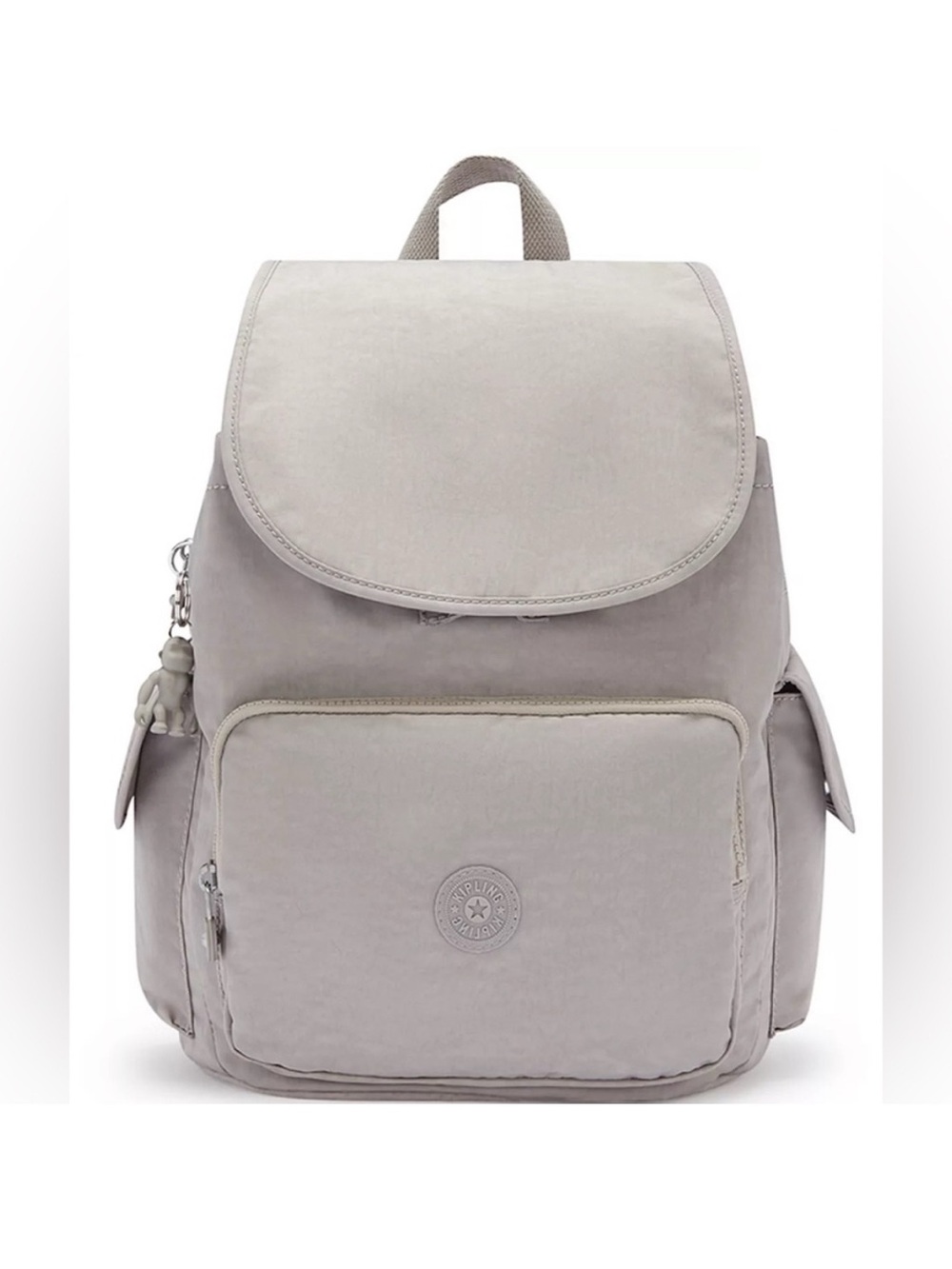 Kipling White & Red Bandana Accent Backpack